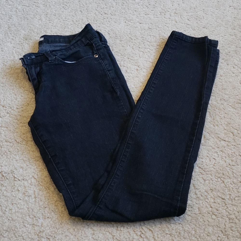 3/$30 F21 black denim skinny jeans